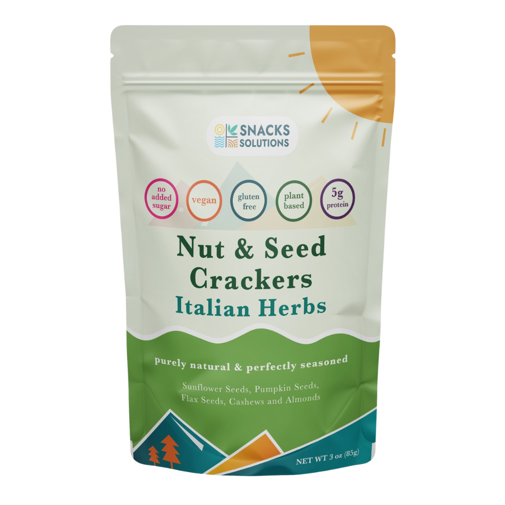 Nut & Seed Crackers – Italian Herbs