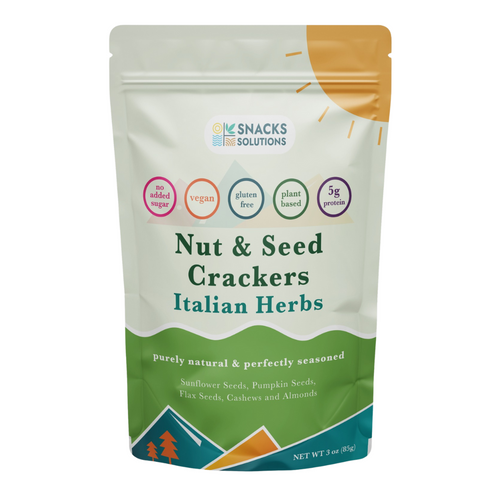 Nut & Seed Crackers – Italian Herbs
