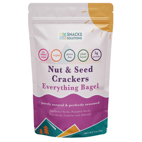 Nut & Seed Crackers – Everything Bagel