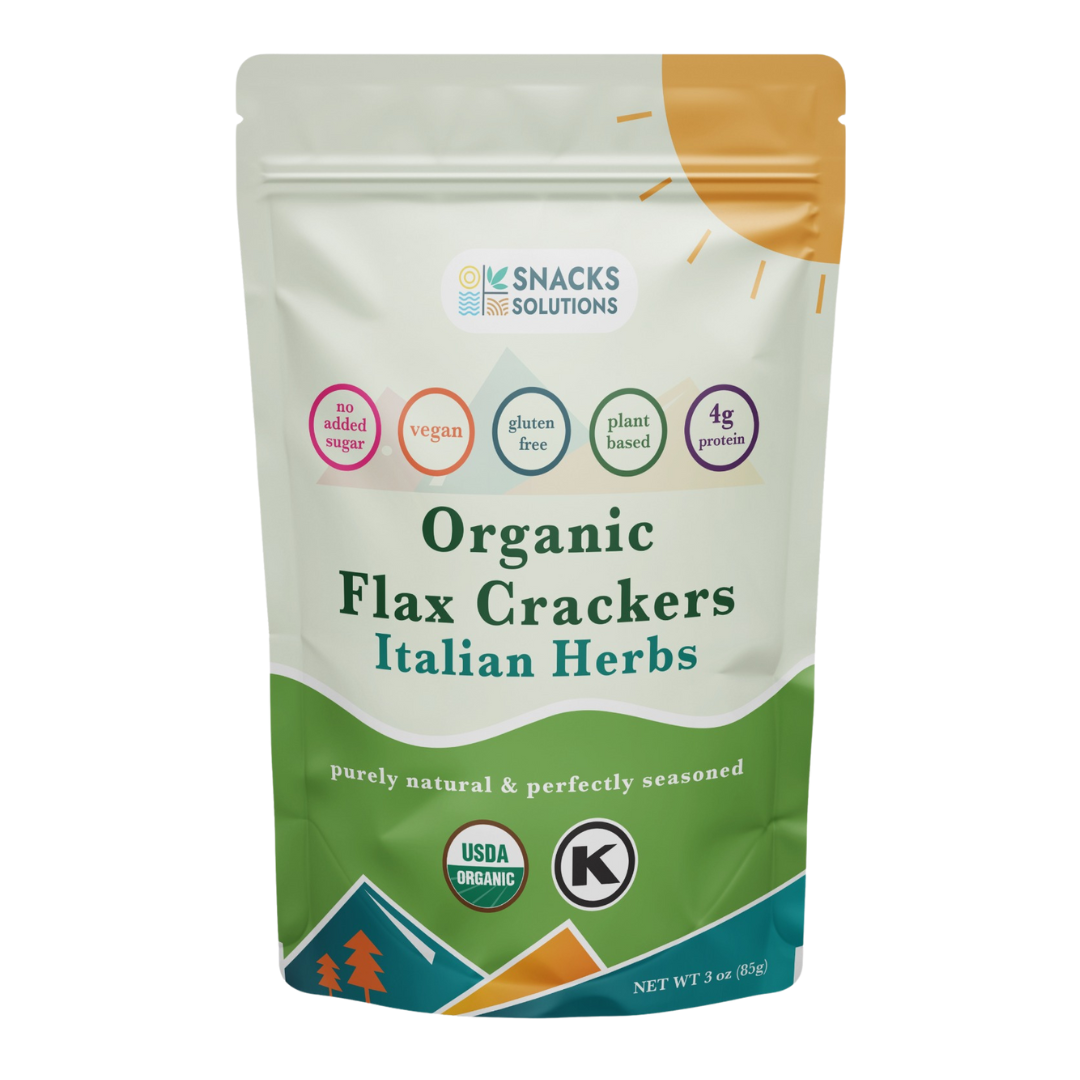 Flax Crackers – Italian Herbs