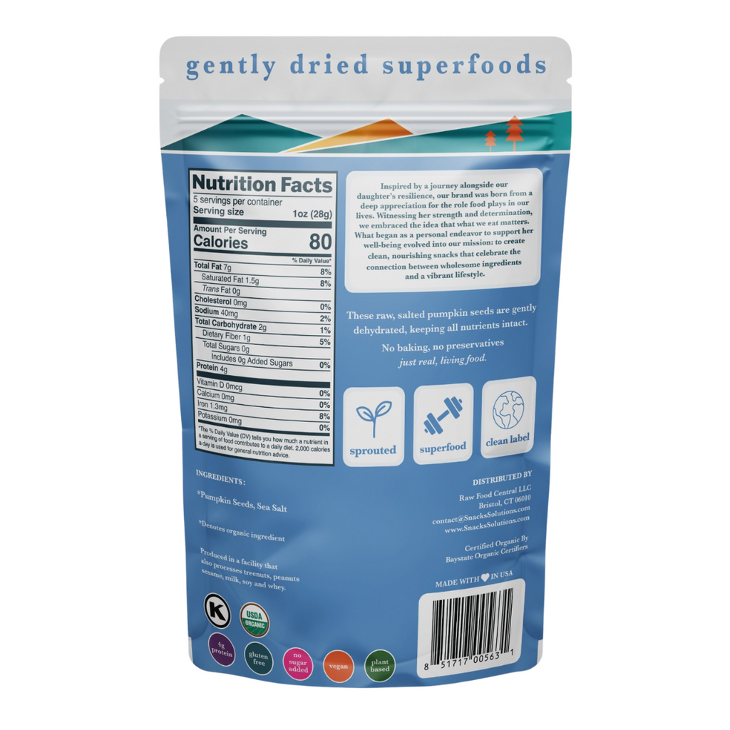 Sprouted Pumpkin Seeds – Salted